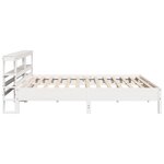 vidaXL Cadre de lit sans matelas blanc 180x200 cm bois massif de pin