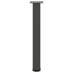 vidaXL Pieds de table console 4 pièces Anthracite 72-74 cm Acier