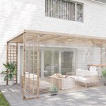 vidaXL Couverture pour plantes Transparent 6 x 6 m PVC