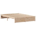 vidaXL Cadre de lit sans matelas 160x200 cm bois massif de pin