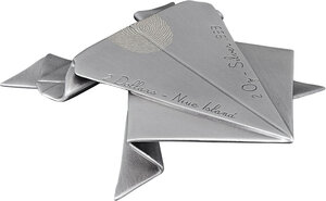 Pièce de monnaie en Argent 2 Dollars g 62.2 (2 oz) Millésime 2026 Folded Dreams PAPER FROG (PRÉCOMMANDE)