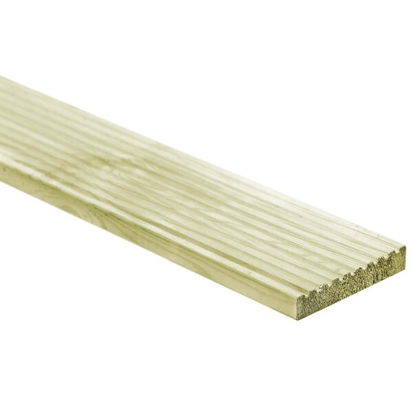 vidaXL Planche de terrasse 8 pc Imprégné vert 1 16 m²