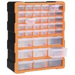 vidaXL Organisateur multi-tiroirs avec 39 tiroirs 38x16x47 cm