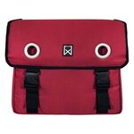Willex Sacoches de vélo 30 L toile rouge