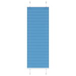 vidaXL Store plissé bleu 50x150 cm largeur du tissu 49 4 cm polyester