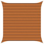 vidaXL Voile d'ombre Orange et marron 3 6 x 3 6 m