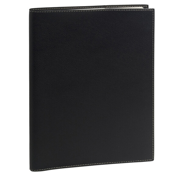Agenda Président + Répert. Club noir ebene 21 x 27 cm Quovadis