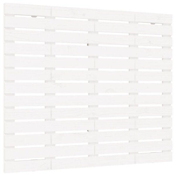 vidaXL Tête de lit murale Blanc 126x3x91 5 cm Bois massif de pin