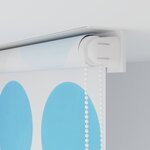 vidaXL Store roulant de douche 100x240 cm Cercle