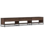vidaXL Meuble TV chêne marron 270x40x46 cm bois d'ingénierie