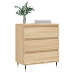 vidaXL Buffet Chêne sonoma 60x35x70 cm Bois d'ingénierie