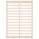 vidaXL Cadre de lit sans matelas 140x190 cm bois massif