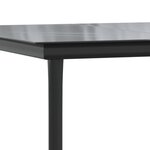 vidaXL Ensemble à manger de jardin 3 Pièces et coussins marron poly rotin