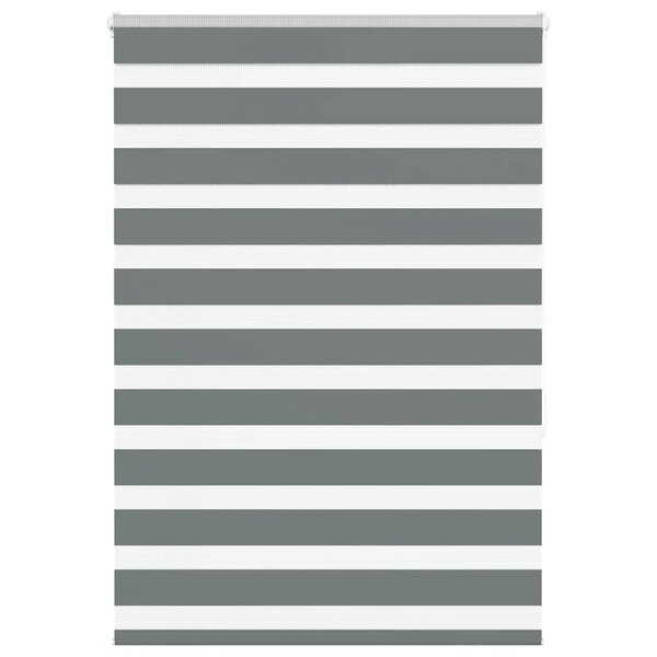 vidaXL Store zèbre gris foncé largeur du tissu 90 9 cm polyester