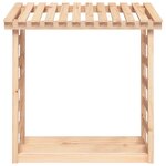 vidaXL Support pour bois de chauffage 108x64 5x110 cm Bois de pin