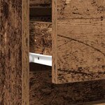 vidaXL Cabinet de chevet avec tiroir 2 Pièces Bois ancien 40 x 35 x 50 cm