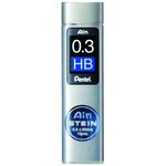 Etui de 15 mines 0 3 mm ain stein c273 dureté hb x 12 pentel