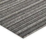 vidaXL Tapis 20 Pièces Anthracite rayé 50 x 50 cm 100  Polypropylène