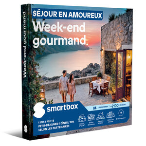 SMARTBOX - Coffret Cadeau Séjour en amoureux Week-end gourmand - Séjour