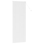 vidaXL Store de Fenêtre avec des rideaux Autre Blanc 80 x 130 cm Aluminium