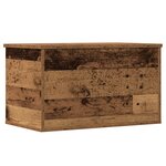 Boîte de rangement vidaXL en bois ancien 60x35x35 cm en bois reconstitué