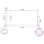 vidaXL Store latéral rétractable 170 x 300 cm Polyester Rectangulaire