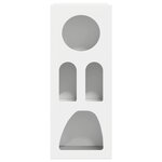 vidaXL Buffet Blanc 40 x 35 x 100.5 cm Bois d'ingénierie