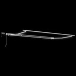 vidaXL Store rétractable manuel avec bande LED multicolore 400x350 cm