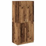 vidaXL Garde-robe vieux bois 90x52x200 cm bois d'ingénierie