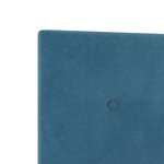 Headboard LED vidaXL en velours bleu foncé 80 cm  capitonné