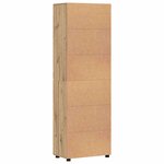 vidaXL Haut Armoire avec porte FLORIN Chêne artisanal 60 x 35 x 182 cm