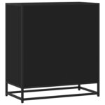 vidaXL Buffet noir 68x35x76 cm bois d'ingénierie