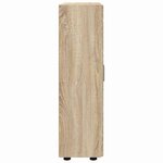 vidaXL Buffet FLORIN Chêne Sonoma 55 5 x 29 x 103 cm Bois d'ingénierie