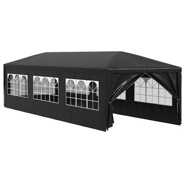 vidaXL Tente de réception 3x9 m Anthracite