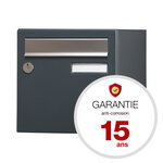 Boite aux lettre  Allure 1 porte  gris anthracite 7016M