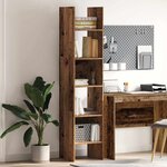 vidaXL Bibliothèque Bois ancien 40 x 35 x 180 cm Bois d'ingénierie