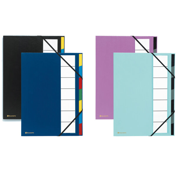 Trieur rigide ORDONATOR 7 comp ass x 6 EXACOMPTA