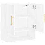 vidaXL Armoire murale blanc 60x31x70 cm bois d'ingénierie