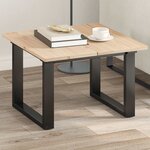 vidaXL Dessus de table 2 Pièces 60x30x1 7cm rectangulaire bois pin massif