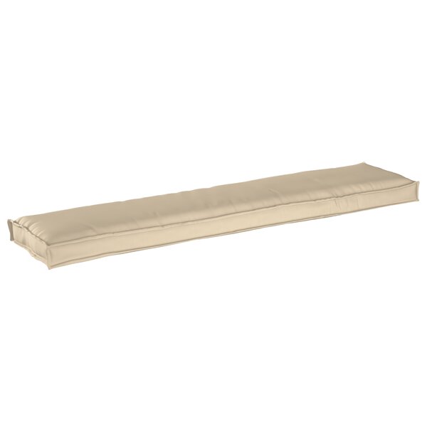 vidaXL Coussin de palette pour banc beige 180x40x8 cm en tissu Oxford