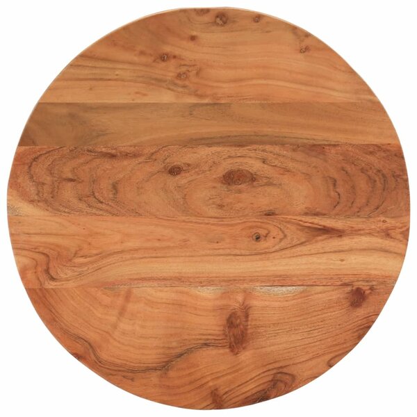 vidaXL Dessus de table Ø50x3 8 cm rond bois massif d'acacia