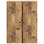 vidaXL Armoire Murale 66 x 34 5 x 90 cm Bois d'ingénierie Bois ancien