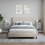 vidaXL Cabinet de chevet mural 2 pc Sonoma gris 34 5 x 33 x 40 cm