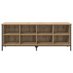 vidaXL Cabinet à chaussures Chêne artisanal 131 x 35 x 50 cm