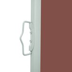 vidaXL Auvent latéral rétractable 120 x 300 cm Marron