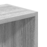 vidaXL Bibliothèque sonoma gris 31x24x77 cm bois d'ingénierie