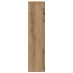 vidaXL Bibliothèque chêne artisanal 89x24x101 5 cm bois d'ingénierie