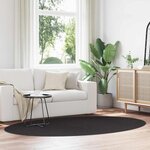 vidaXL Tapis Noir 160 x 230 cm Polyester