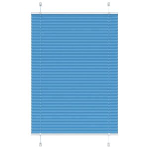 vidaXL Store plissé bleu 100x150 cm largeur du tissu 99 4cm polyester