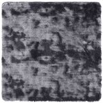 vidaXL Tapis shaggy à poils longs NAVARRA gris foncé 120x120 cm